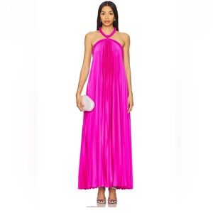 Acler Fixby Maxi Dress in Violet